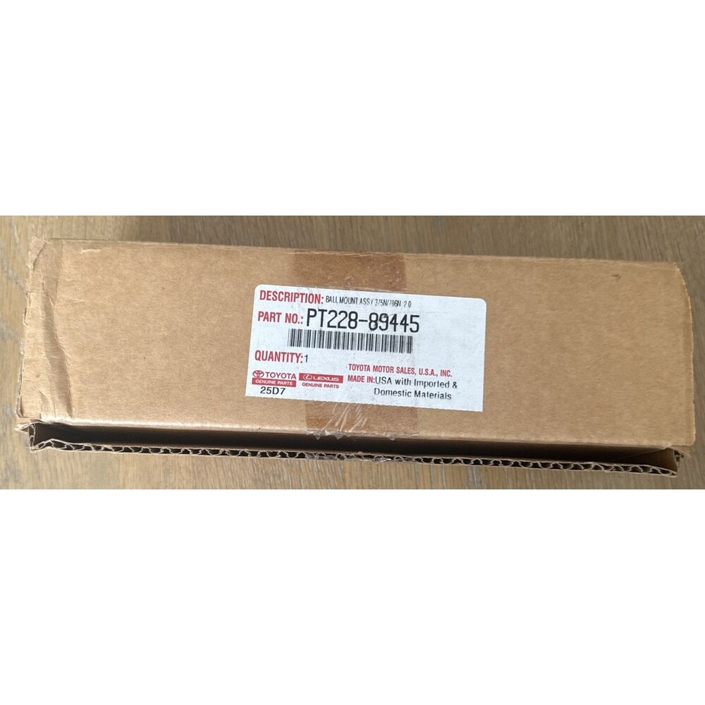 TOYOTA BALL MOUNT ASSY 375N/706N 2.0, PT228-89445 New Open Box With Pin